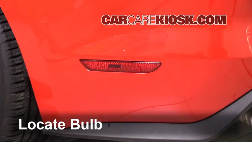 2015 Ford Mustang EcoBoost 2.3L 4 Cyl. Turbo Lights Tail Light (replace bulb)